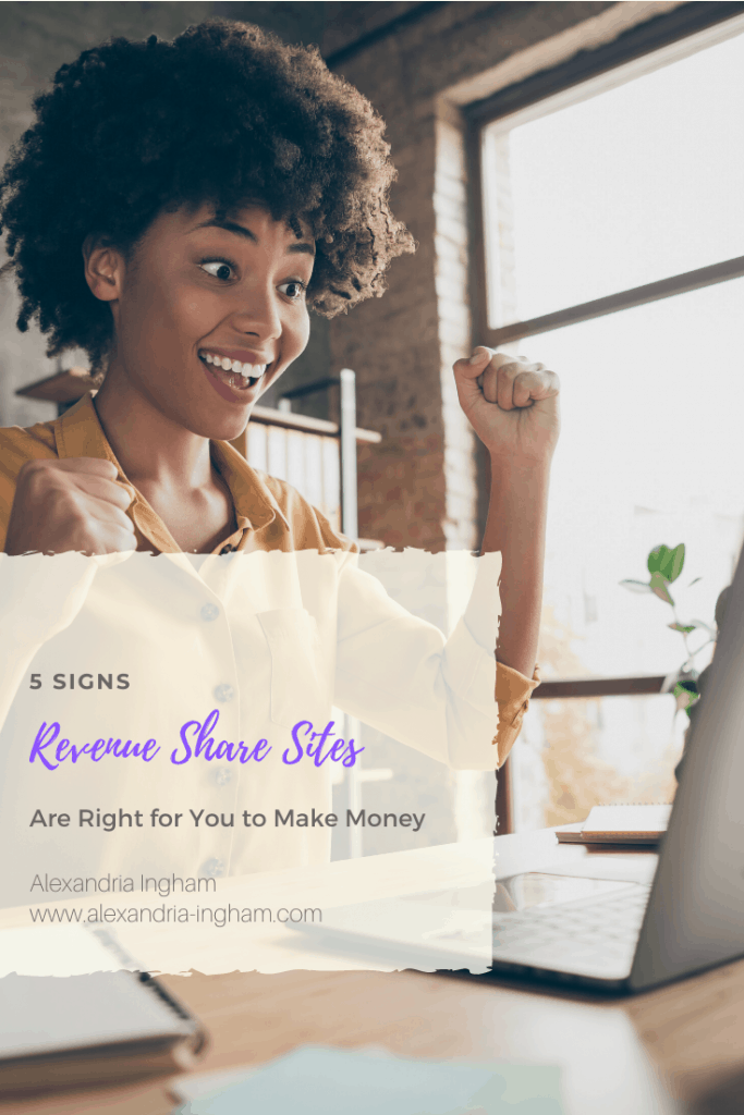 5 signs revenue share sites are right for you